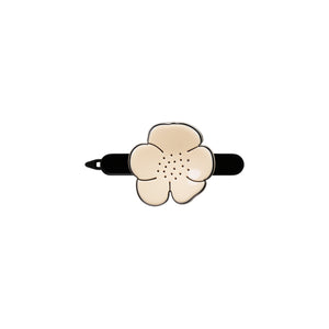 Camellia Small Ivory Side Hair Clip