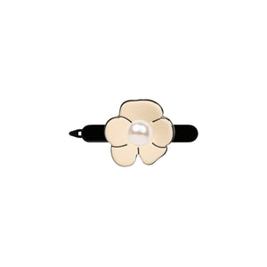 Camellia Pearl Small Ivory Side Hair Clip
