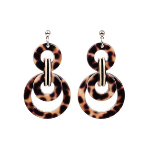 Carmen Small Leopard Stud Earrings