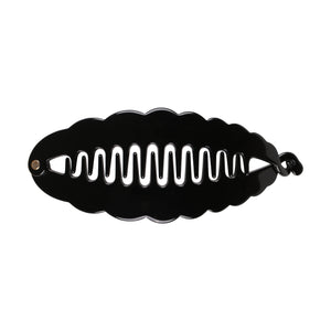 Fish Black Ponytail Holder Comb Set