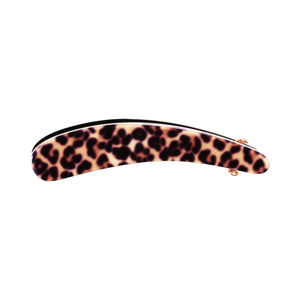 Loana Large Leopard Banana Clip