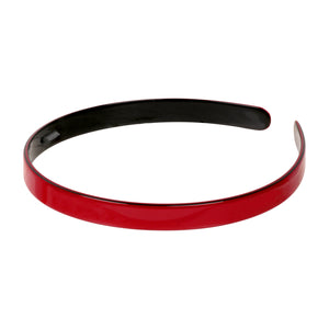 Classic 1 cm Red Black Alice Band