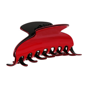 Abrielle Extra Large Red Black Claw Clip