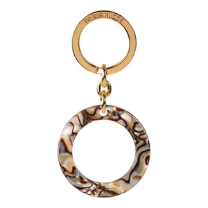 Circle Onyx Keyring