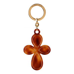 Cross Tortoiseshell Keyring