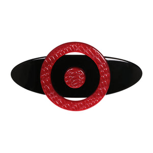 Sun Large Serpent Red Hair Clip