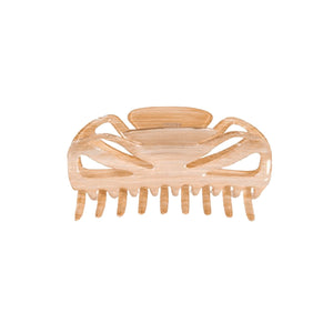 Collette Medium Beige Claw Clip