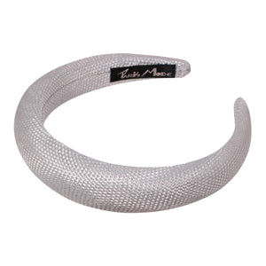 Wicker 3 cm Padded Grey Headband