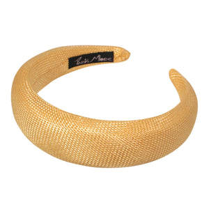Wicker 4 cm Padded Gold Headband