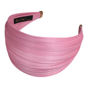 6.5 cm Baby Pink St. Tropez Wrap Alice Hair Band - Paris Mode NSW