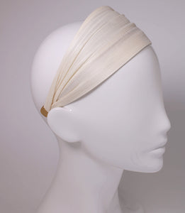Paris Mode St. Tropez Wrap Alice Hair Band in Cream