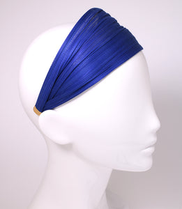 Purple Blue Alice Band St. Tropez - Paris Mode Shop Hand Made Hair Accessories Online