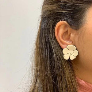 Camellia Ivory Earrings