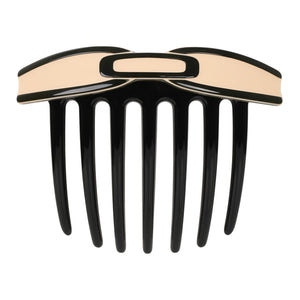 Art Deco Ivory Bow Hair Clip