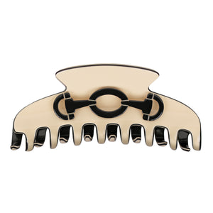Horsebit Ivory Claw Clip