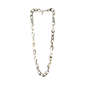 Necklace Chain Med. Corne Noire - Hand Made In France