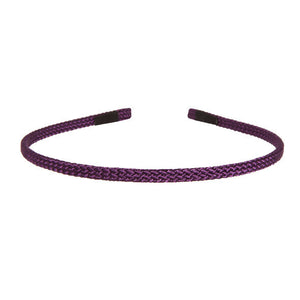 0.5 cm Purple Hand Made Cord Alice Hairband AU - Paris Mode Shop