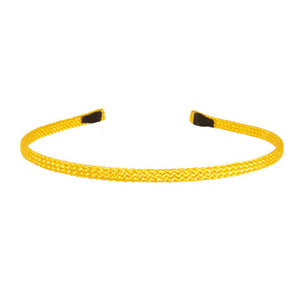 0.5 cm Yellow Hand Made Cord Alice Band - ParisModeShop Online AU