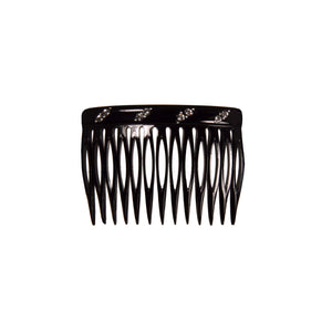 Crystal Classic Small Black Side Comb