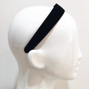 Velvet 3 cm Flat Red Headband